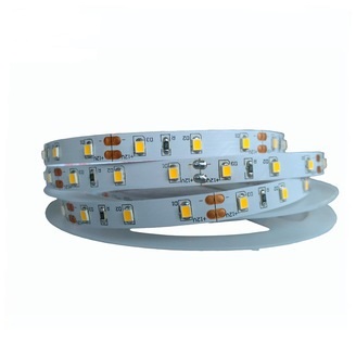 Smd2835 tira led 60led/mt dc:12v, 4.8w, ip20, 3000k blanco calido 