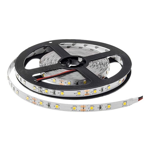 Smd2835 tira led 60led/mt, dc5v, 4.8w/mt, ip20, 3000k 