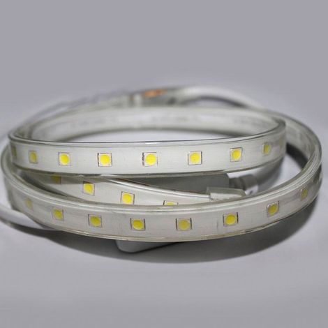 Smd2835 tira led 60led/mt dc24v, 14w,  4000k, ip67 (blanco neutro) 