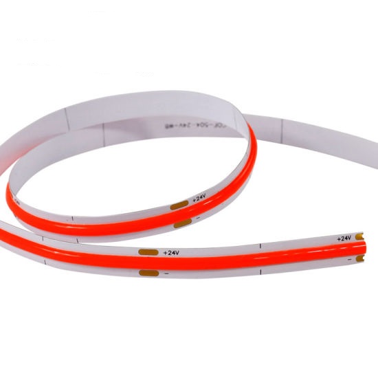 Cob tira led 24vdc, 10w, rojo, pcb10mm, ip20
