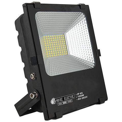 Proyetor led smd 100w, 4200k, ip67, 120º, ra>80 negro 253x280mm