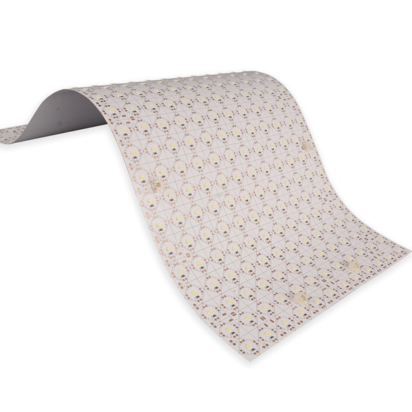 Alfonfra led fpc 503,5x235mm, 55 led, 160º, smd2835, 24vdc, 16w, 2700k, ip20, corte 1 led
