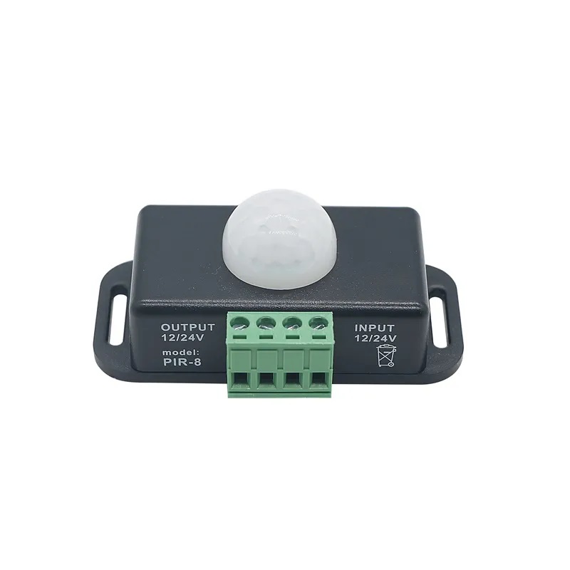 Sensor infrarrojo dc12v/24v 8a con retardo de tiempo para led