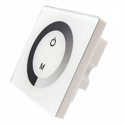 Atenuador/dimmer táctil del panel de pared tipo 86 dc12/24v, 8amp.
