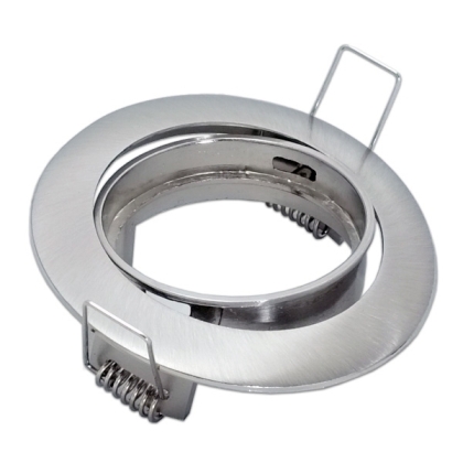 Aro cromo orientable para dicroica led 50mm