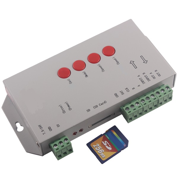 T1000s controlador pixel programble + tarjeta sd
