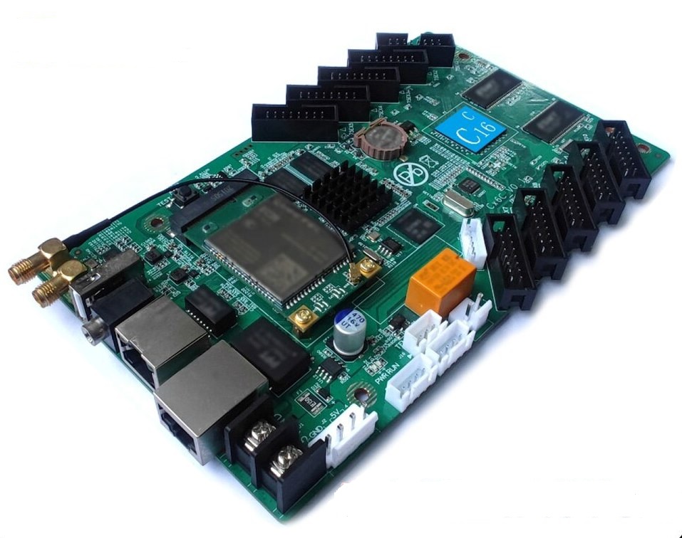 Hd-c16c 4g tarjeta asincrona receptora-emisora 8192x512pixel  (huidu)