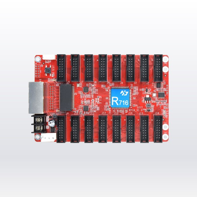 Hd-r716 tarjeta receptora 16 puertos 160x1024 pixel (huidu)