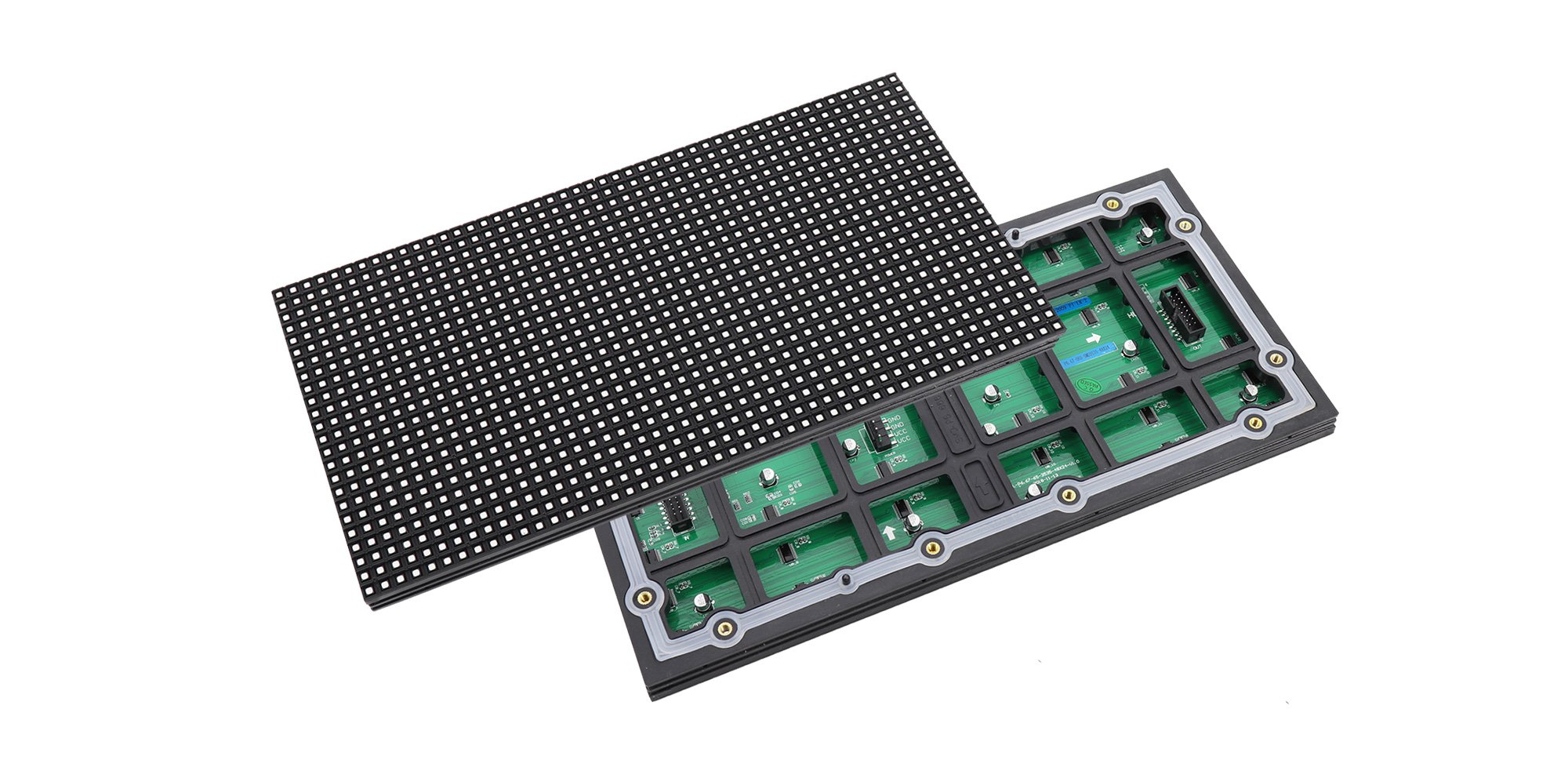 P4 smd1921 outdoor modulo rgb 10s 320x160mm con cables y juntas
