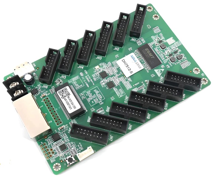 Dh7512-s tarjeta receptora 512x512px (novastar)