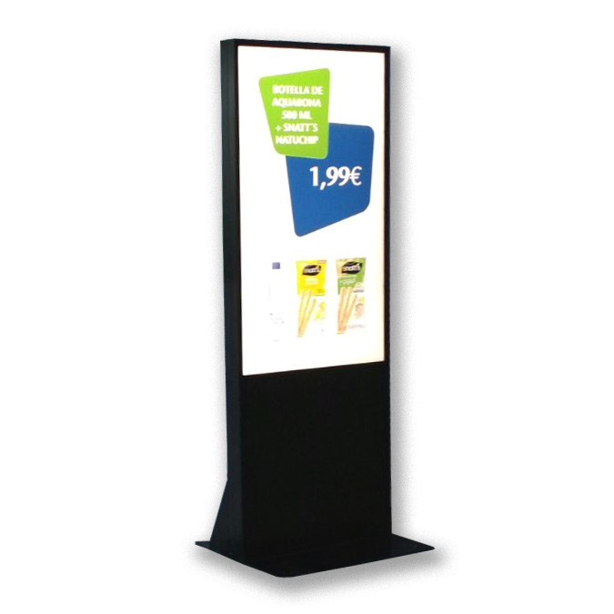 Totem / mupi publicitario para lcd grande (digital signage)