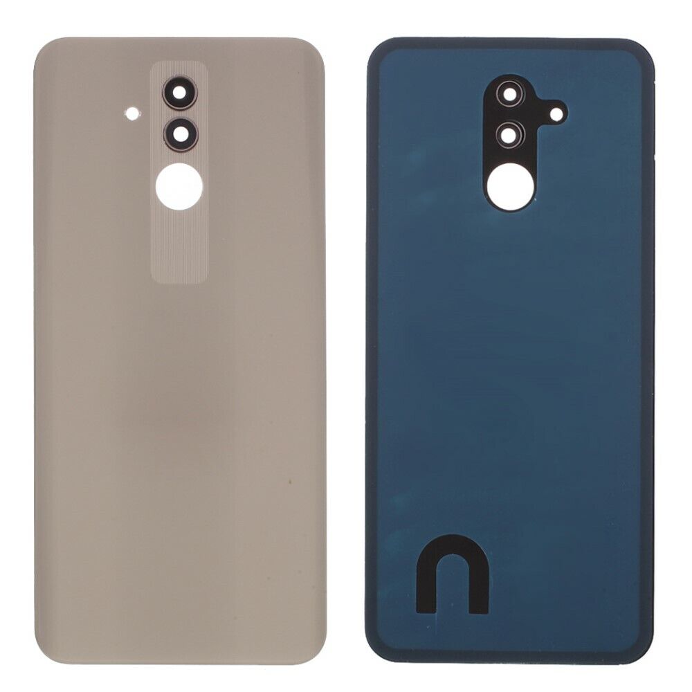 Huawei mate 20 lite - oro // tapa trasera de la batería con lente del anillo de la cámara (sin logotipo)