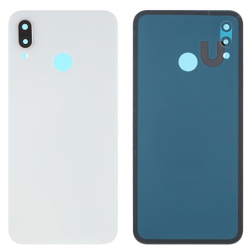 Huawei p20 lite (2018) - blanco // tapa trasera de la batería con lente de la cámara (sin logotipo)