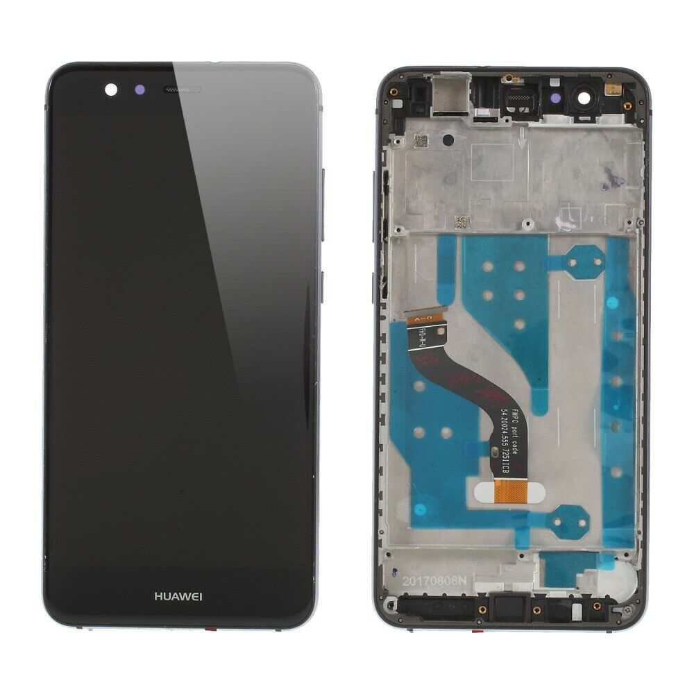 Huawei p10 lite lcd pantalla y digitalizador con marco negro