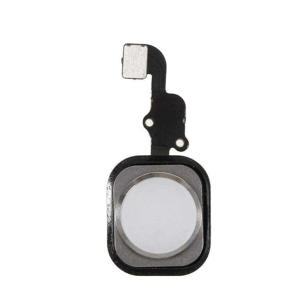 Iphone 6s plus / 6s - plata // tecla de inicio con la junta del anillo de goma