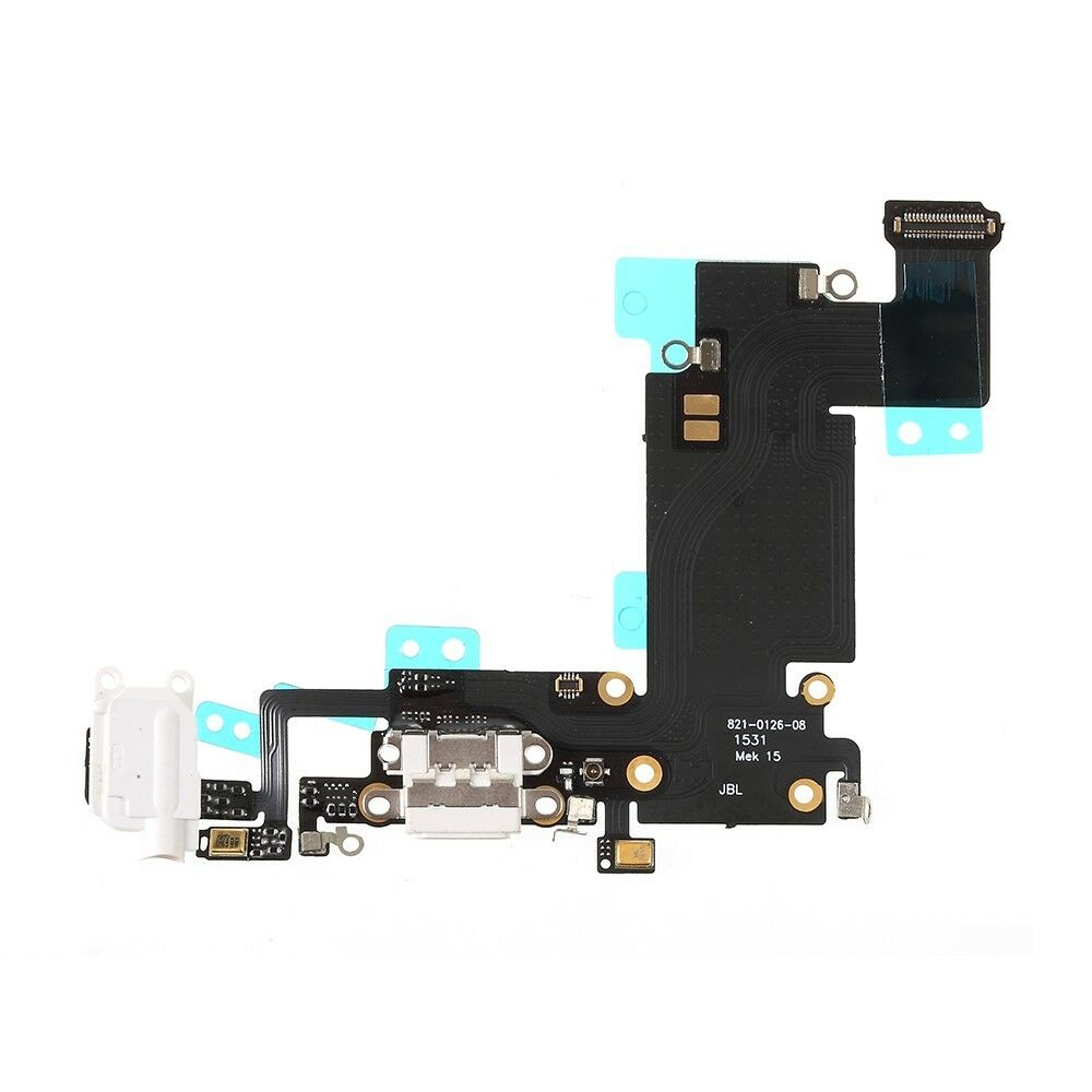 Iphone 6s plus de 5.5 pulgadas - blanco // cable flexible del puerto de carga
