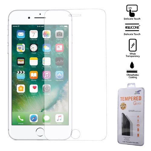 Iphone 7 de 4,7 pulgadas // protector de pantalla de cristal templado transparente de cobertura total de 0,3 mm