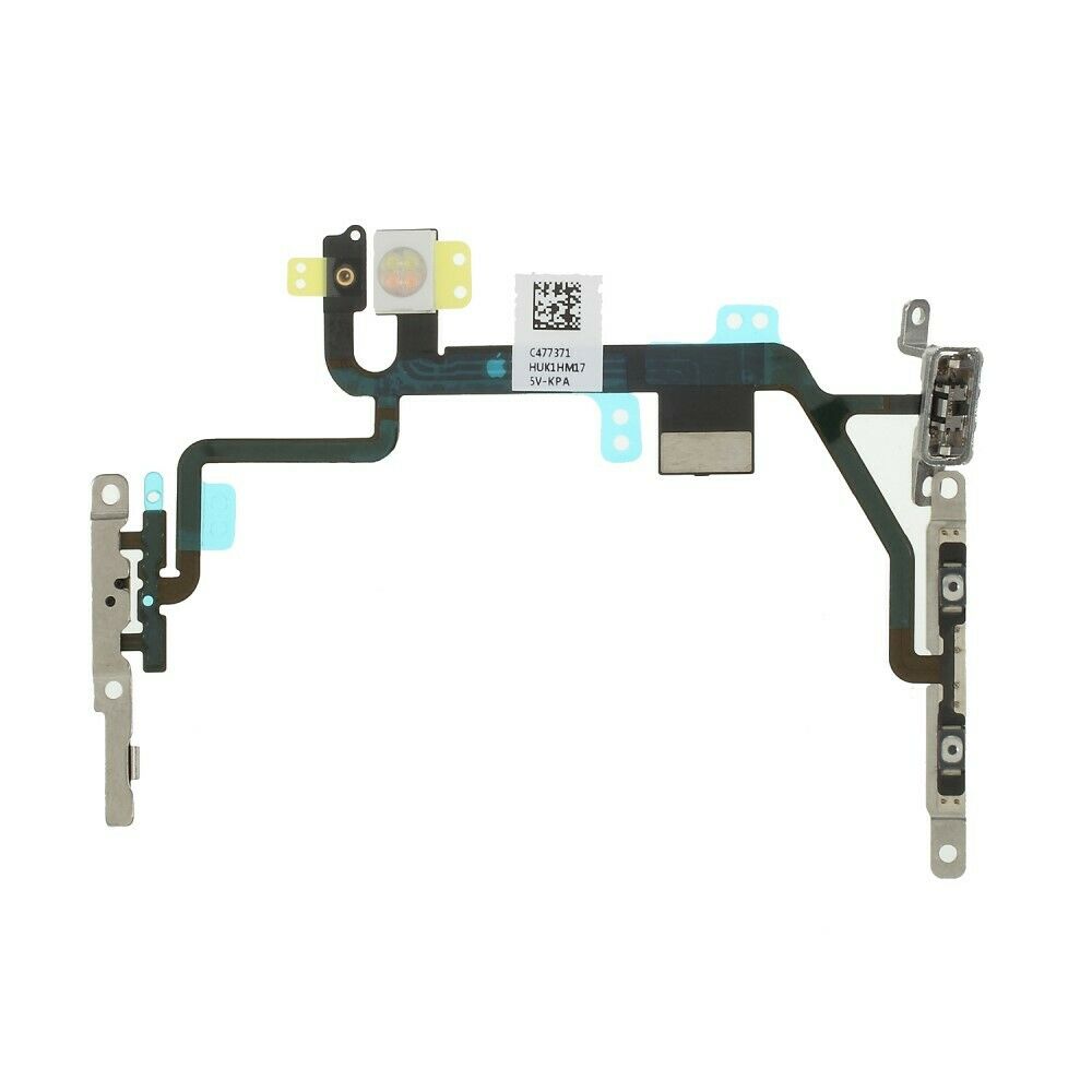 Iphone 8 4.7 pulgadas // on/off y cable flexible de botón de volumen con placa de metal oem