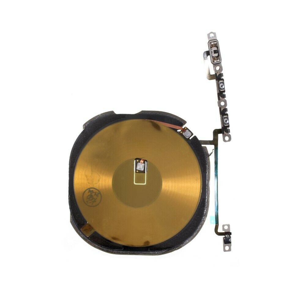 Iphone xs de 5.8 pulgadas // puerto de carga inalámbrico oem + reemplazo de cable flexible de botones de volumen