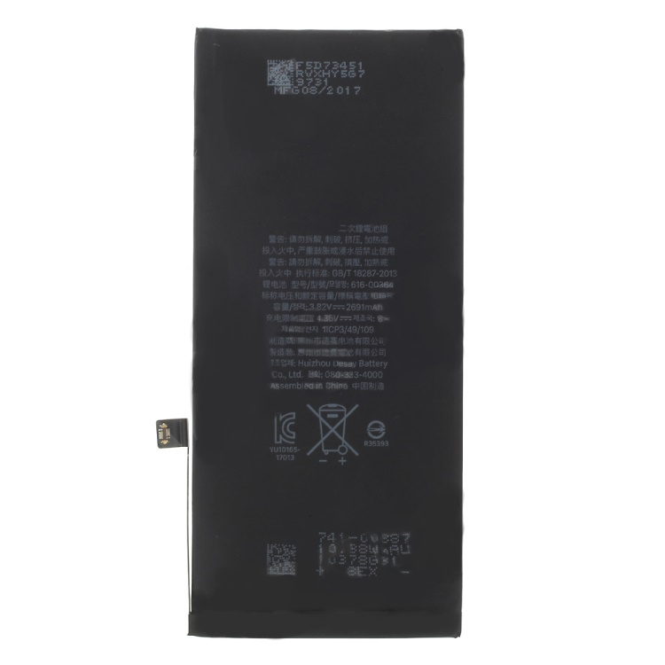 Iphone 8 plus // batería original de iones de litio 3.82v 2691mah
