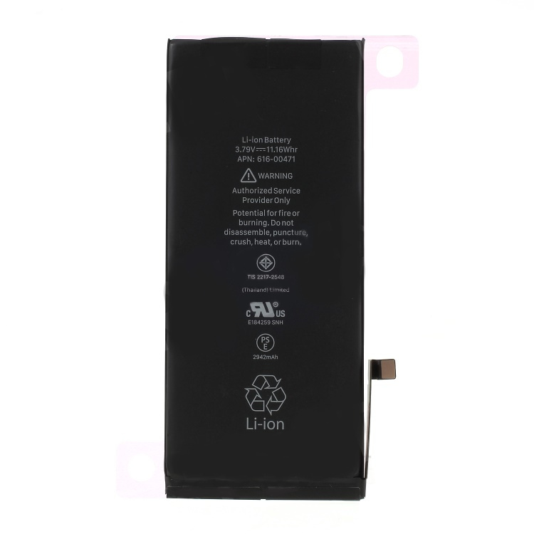 Iphone xr de 6.1 pulgadas // batería original de iones de litio 3.79v 2942mah (con etiqueta adhesiva)