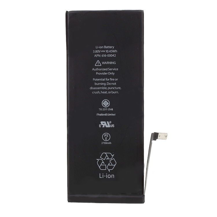 Iphone 6s plus // batería original de iones de litio de alta calidad de 3,8 v y 2750 mah
