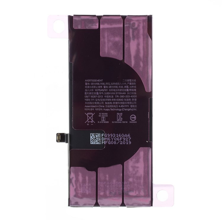 Iphone 11 de 6,1 pulgadas // batería de iones de litio de 3110 mah