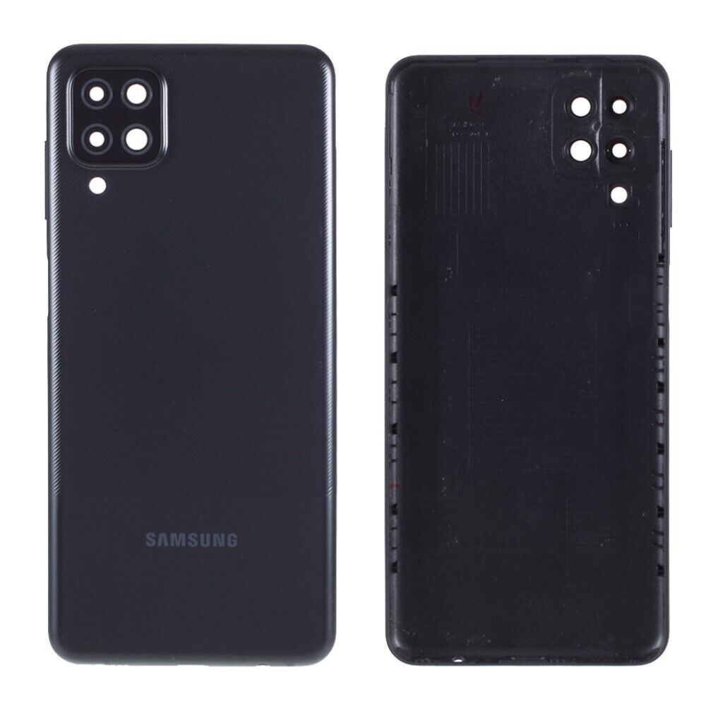 Samsung galaxy a12 / a125 - negro // cubierta trasera de la batería oem