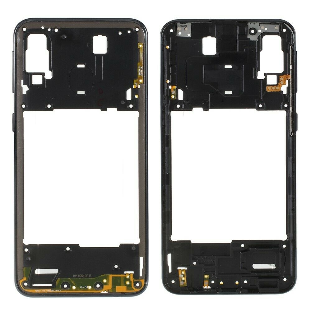 Samsung galaxy a40 sm-a405 - negro // marco de placa intermedia oem