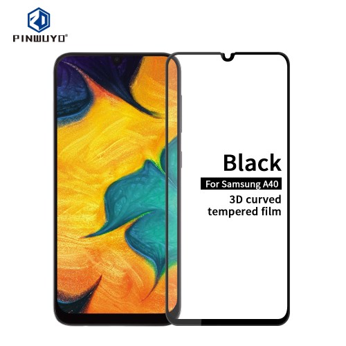 Samsung galaxy a40 // protector de pantalla completa de vidrio templado curvo pinwuyo