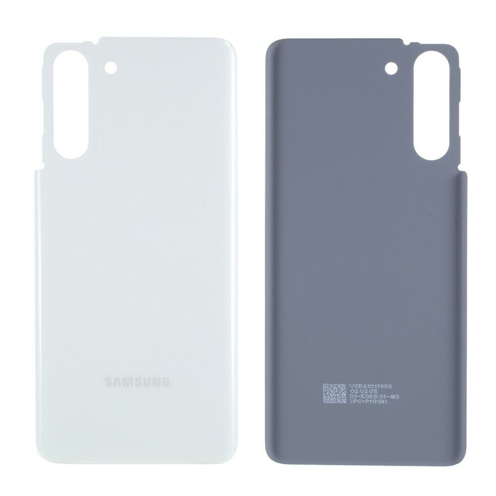 Samsung galaxy s21 5g g990 - blanco // cubierta trasera de la batería oem
