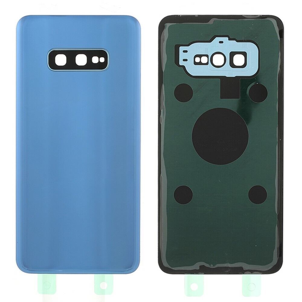 Samsung galaxy s10e - azul // carcasa de batería trasera con lente la cámara (sin logotipo)