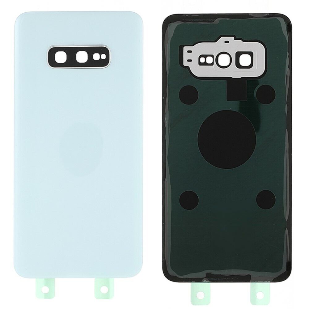Samsung galaxy s10e - blanco // carcasa de batería trasera con lente la cámara (sin logotipo)