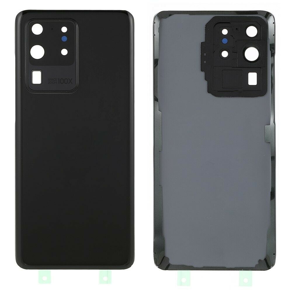 Samsung galaxy s20 ultra 5g / s20 ultra - negro // carcasa trasera de la batería con cubierta de la cámara (sin logotipo)