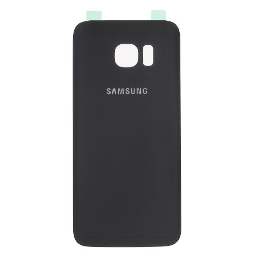Samsung galaxy s7 edge g935 - negro // cubierta de la batería original con etiqueta adhesiva
