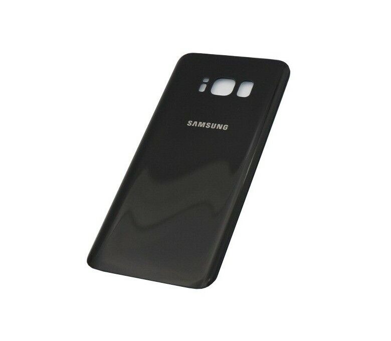 Samsung galaxy s8 g950 // (original) carcasa de batería con adhesivo + adhesivo impermeable + lente de cámara - negro