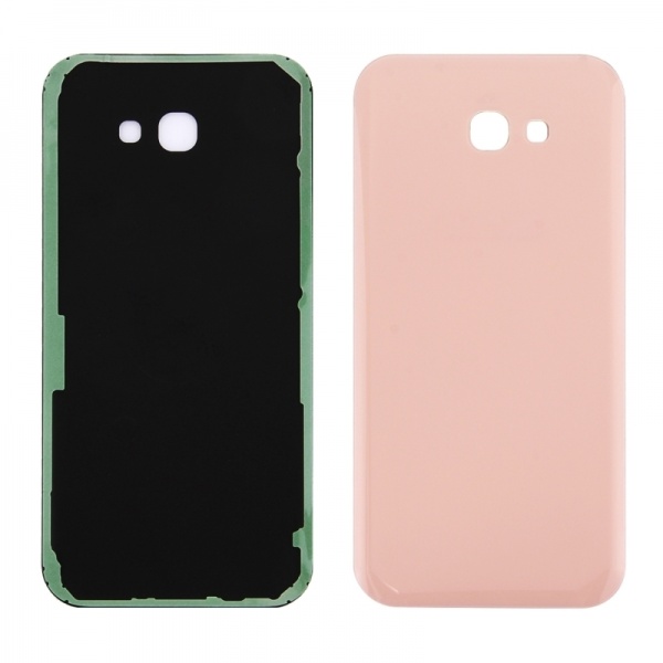 Samsung galaxy a7 (2017) a720 - oro rosa // carcasa de la batería original con etiqueta adhesiva