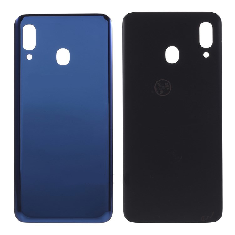 Samsung galaxy a20 sm-a205 - azul // carcasa de batería de plástico original