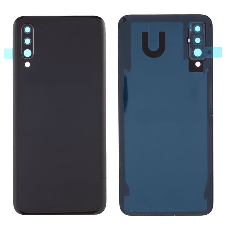 Samsung galaxy a50 - negro // carcasa trasera de la batería con la lente de la cámara