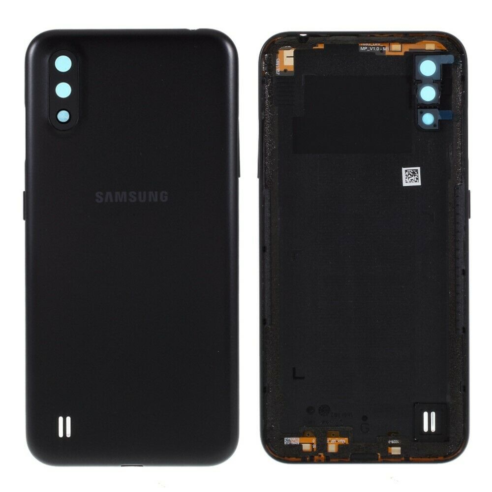 Samsung galaxy a01 a015 - negro // tapa de la bateria original