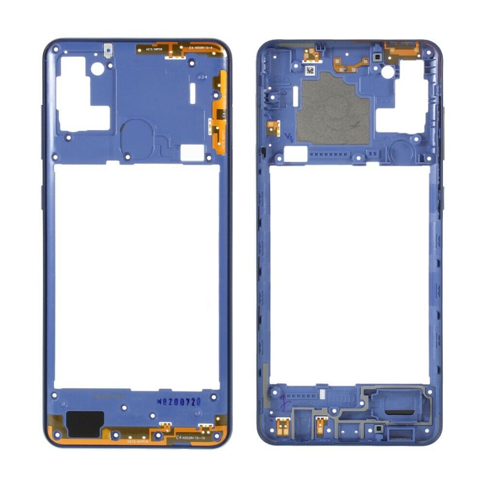 Samsung galaxy a21s a217 - azul // marco de placa intermedia original