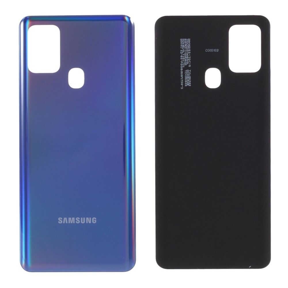 Samsung galaxy a21s a217 - azul // cubierta de la batería trasera original