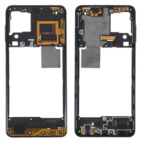 Samsung galaxy a22 4g a225 // marco de la placa intermedia original - negro