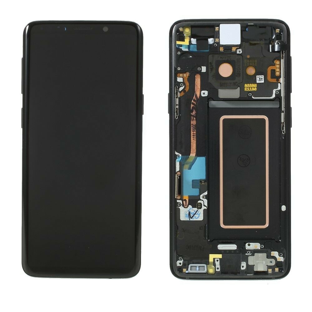 Samsung galaxy s9 lcd y digitalizador con marco negro