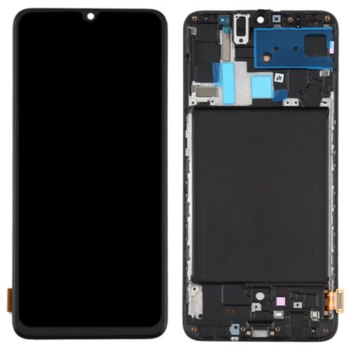 Samsung galaxy a70 sm-a705 - negro // pantalla lcd y digitalizador + marco (sin logotipo) (edición tft, sin función de huella digital)