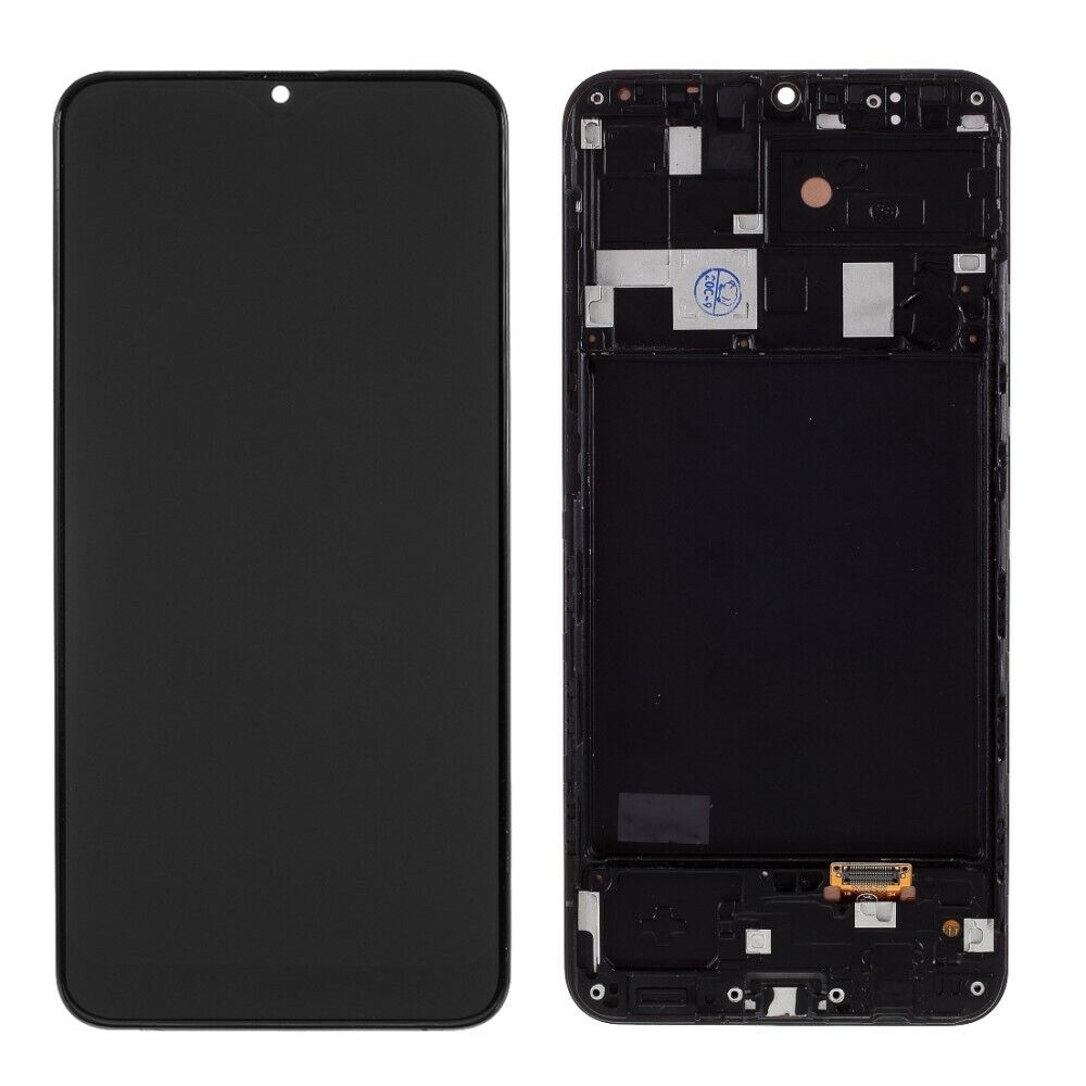 Samsung galaxy a20 a205 - negro // pantalla lcd y digitalizador + marco versión tft