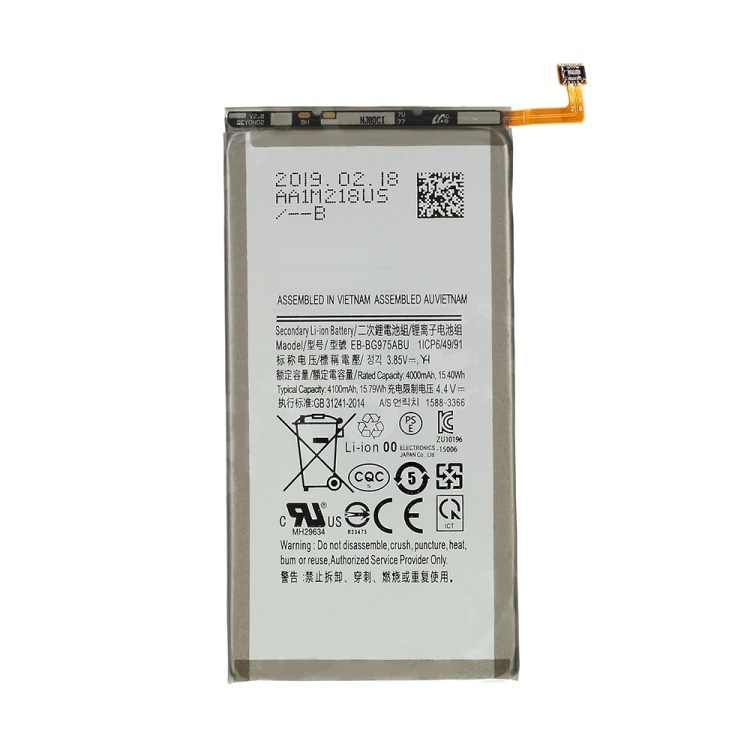 Samsung galaxy s10 plus // batería de iones de litio original eb-bg975abu 3.85v 4000mah