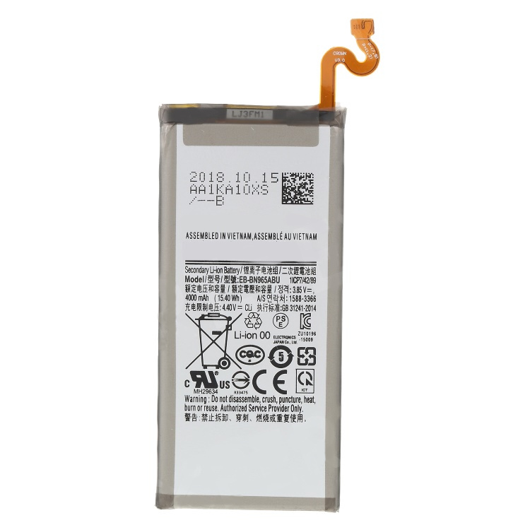 Samsung galaxy note9 n960 // batería original de polímero de litio eb-bn965abu 3.85v 4000mah