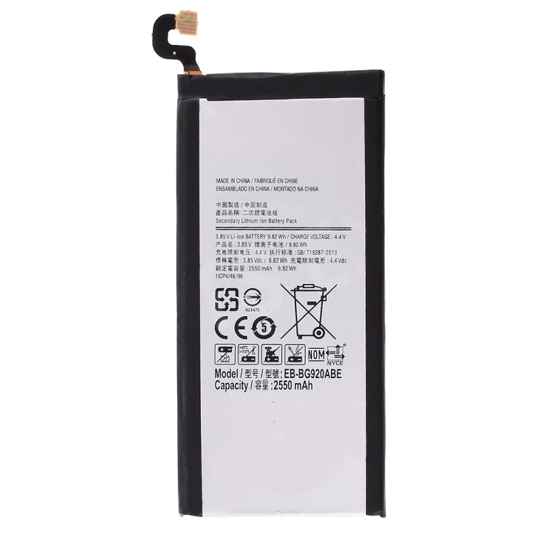 Samsung galaxy s6 sm-g920 // batería de iones de litio oem de 2550 mah