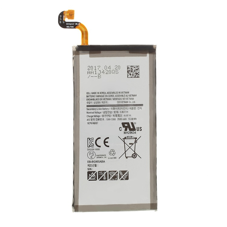 Samsung galaxy s8 plus g955 // batería original de iones de litio 3500mah eb-bg955abe